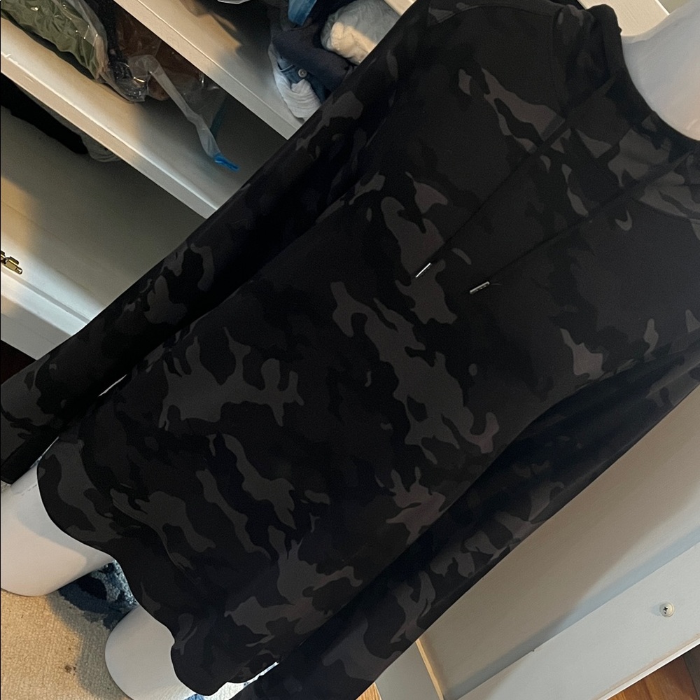 Athletic Works Black/Grey Camo Hoodie-Like New